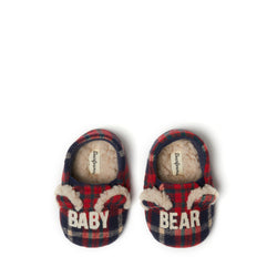 Product Image for Kids Baby Bear Plaid Closed Back Slipper