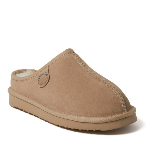 Product Image for Fireside By Dearfoams Women's Greta Genuine Shearling Clog Slipper