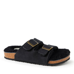 Product Image for Fireside by Dearfoams Women's Tamworth Genuine Shearling Double Band Sandal