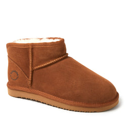Product Image for Fireside by Dearfoams Women's Riverland Genuine Shearling Micro Bootie