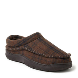 Product Image for Men's Thompson Plaid Moccasin Toe Clog Slipper