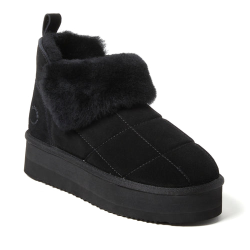 Product Image for Fireside Women's Bayswater Genuine Shearling Quilted Platform Bootie