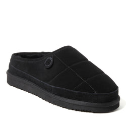 Product Image for Fireside by Dearfoams Men's Grafton Quilted Genuine Shearling Clog Slipper