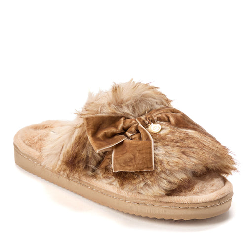 Product Image for Women's Bianca Pile Slide Slipper with Bow