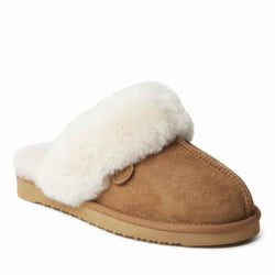 Product Image for Fireside By Dearfoams Women's Sydney Genuine Shearling Scuff Slipper