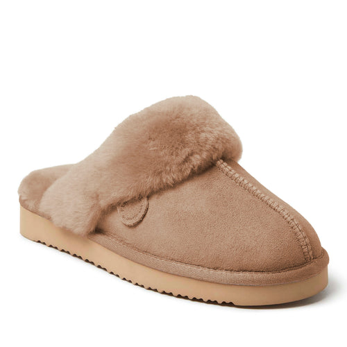 Product Image for Fireside By Dearfoams Women's Sydney Genuine Shearling Scuff Slipper