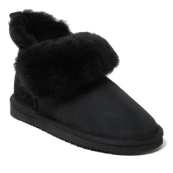 Product Image for Fireside By Dearfoams Women's Perth Genuine Shearling Foldover Boot