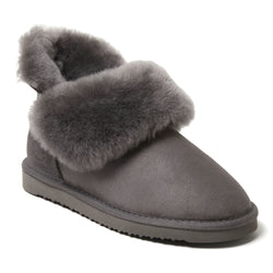 Product Image for Fireside By Dearfoams Women's Perth Genuine Shearling Foldover Boot