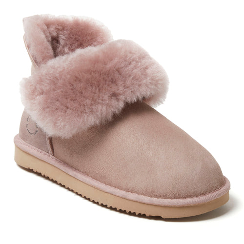 Product Image for Fireside By Dearfoams Women's Perth Genuine Shearling Foldover Boot