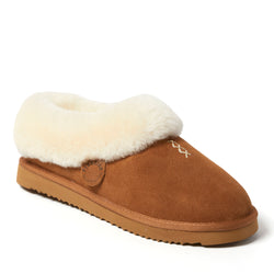 Product Image for Fireside by Dearfoams Women's Adelaide Genuine Shearling Clog Slipper