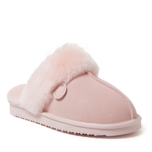 Product Image for Fireside By Dearfoams Women's Sydney Genuine Shearling Scuff Slipper