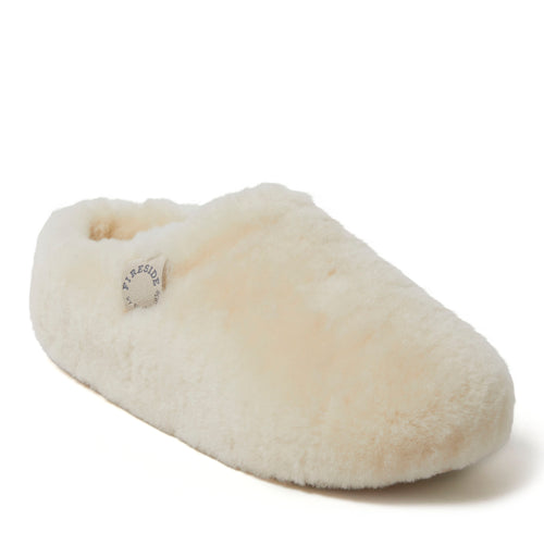 Product Image for Fireside Women's Maryboro Genuine Shearling Platform Fuzzy Clog Slipper