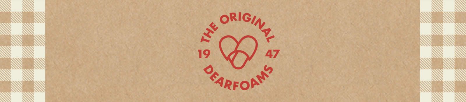 Dearfoams Original Banner